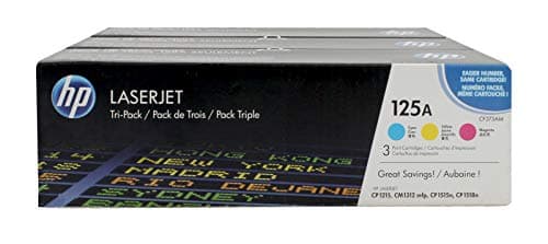 Image of HP CF373AM 125A Original LaserJet Toner Cartridges, Cyan/Magenta/Yellow, Multipack