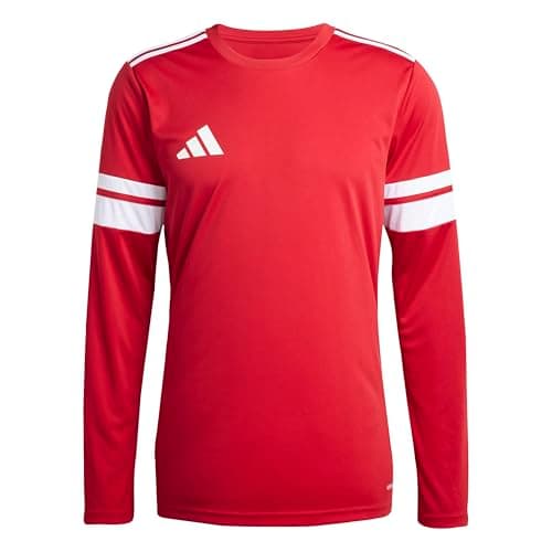 Image of adidas Men's SQUADRA25 Jersey Long Sleeve, Team Power red 2/White, L