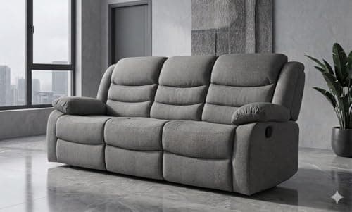 Image of MNS Milano Fabric 3 Seater recliner sofa (3 Seater Only)