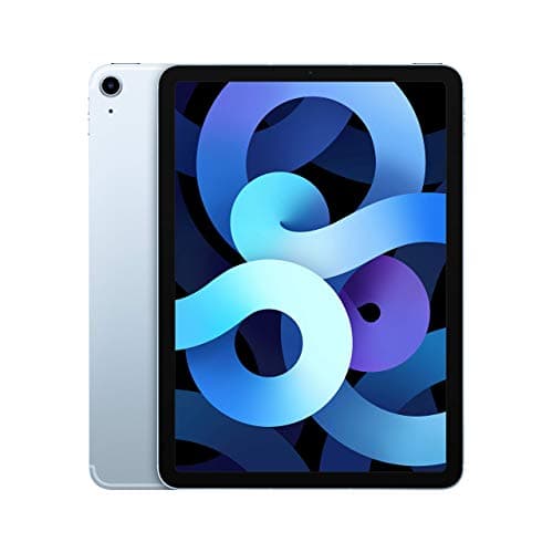 Image of 2020 Apple iPad Air (10.9-inch, Wi-Fi + Cellular, 64GB) - Sky Blue (Renewed)