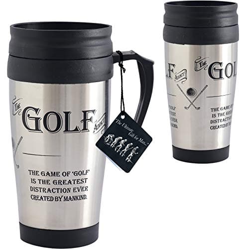 Image of Ultimate Gift for Man 8838 Golf Addict Travel Mug Stainless Steel