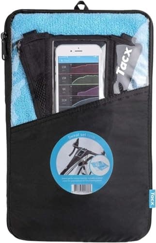 Image of Garmin Tacx Sweat Set (Towel & Sweat Cover for Smartphone) T2935 Blue