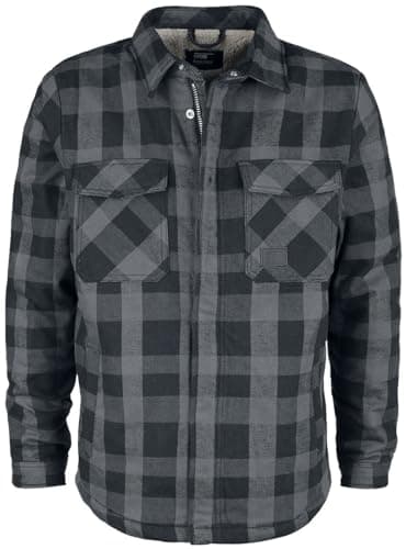 Image of Vintage Industries Heavyweight Sherpa Shirt, grey, M