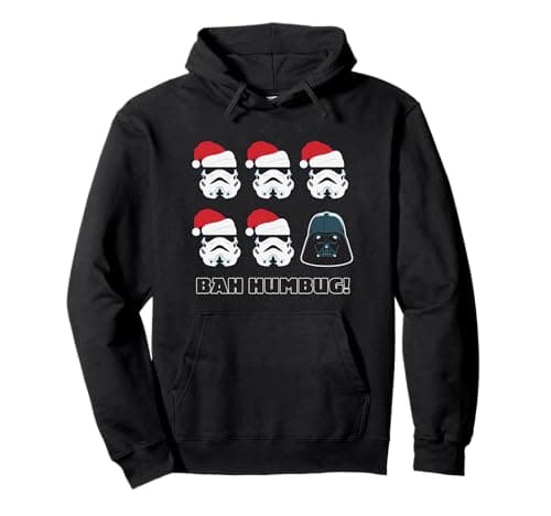 Image of Star Wars Darth Vader Bah Humbug Holiday Pullover Hoodie