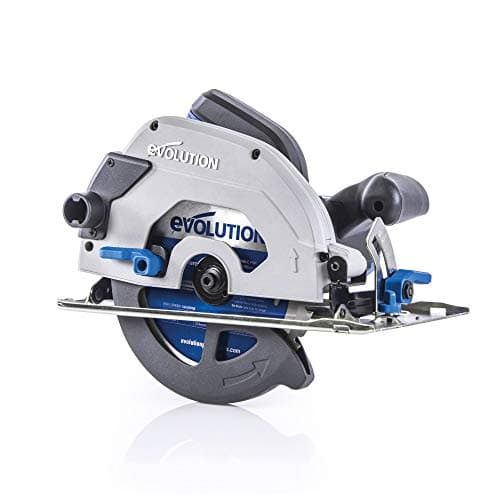 Image of Evolution Power Tools S185CCSL Industrial Steel Circular Saw,Blue,185mm,(110 V)