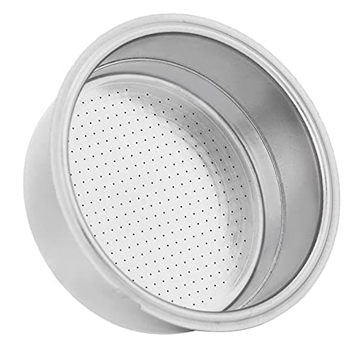 Image of Ariete Coffee Machine Filter 1 Cup, Double Layer Stainless Steel Coffee 1318 Filter Basket Machine Accessories(for Single Cup) e Pressurized (Double)
