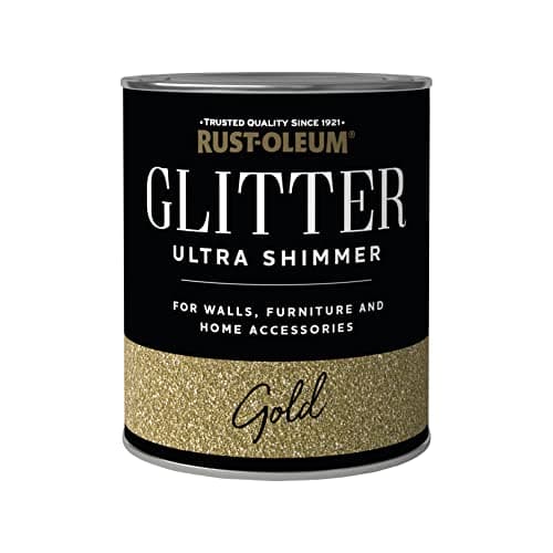Image of Rust-Oleum Glitter Ultra Shimmer Gold 750ml, Gold Ultra Shimmer (RO0290002G1)