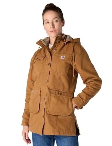 Image of Carhartt Womens Loose Fit Weathered Duck Coat