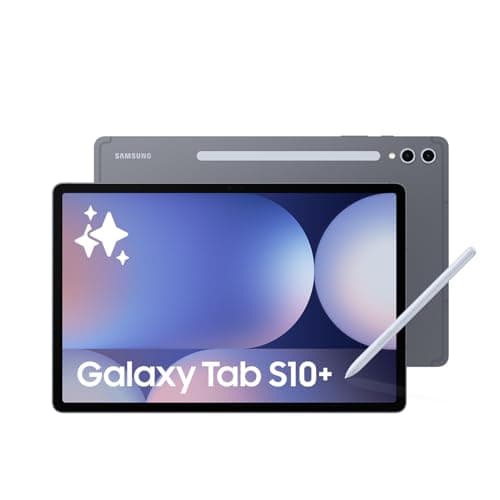 Image of Samsung Galaxy Tab S10+ AI Tablet, Android Tablet, 12GB RAM, 512GB Storage, AMOLED Display, Anti-Reflection, S Pen Included, Moonstone Blue, 3 Year Samsung Extended Warranty (UK Version)