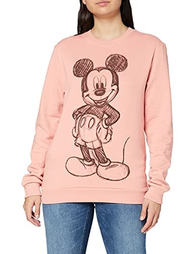 Image of Disney Womens Crew Neck Sweater Mickey Forward L