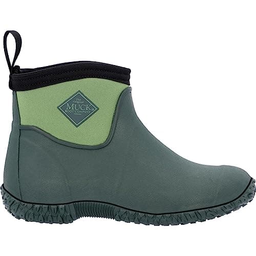 Image of Muck Boots Women's Muckster II Ankle Pull On Waterproof Ankle Boot, Green, 6