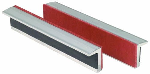 Image of KS Tools 914.0090 100mm Alu Bench Vice Jaw with Rubber Insert