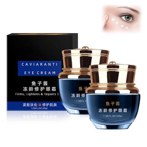 Image of Warebrill Caviar Repair Eye Cream,Caviar Eye Cream, Caviar Essence Anti-Wrinkle Eye Cream, Caviar Repair Essence Eye Cream, Caviar Magic Eye Cream,Remove Eye Bags/Dark Circles/Eye Wrinkles (2PC)