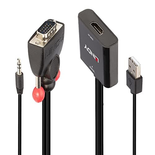 Image of LINDY VGA & Audio to HDMI Converter