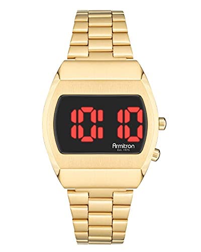 Image of Armitron Sport Retro Digital Chronograph Bracelet Watch,Gold