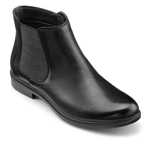 Image of Hotter Women's Tenby Wide Ankle Boot, Black, 6.5 UK