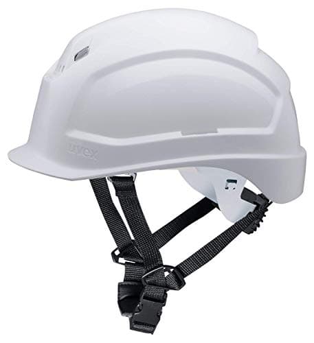 Image of Uvex Pheos S-KR Safety Helmet - Construction Helmet with 4-Point Chin Strap and Ventilation Holes