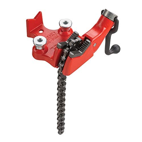 Image of RIDGID 40185 BC210 Top Screw Bench Chain Vice,Red/Black