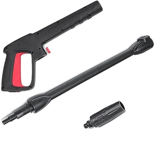 Image of YUET Trigger High Pressure Wash Gun Jet Washer Accessory Kit Quick Connect Release System for Bosch AQT Black & Decker, Wand Dirt Lance Spray Nozzle Adjustable Cleaning Cleaner Hose 2350 PSI