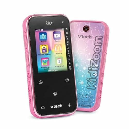 Image of VTech - Kidizoom Snap Touch Pink, Kids Camera, Interactive Toy - 6/13 Years Old - FR Version, Pink