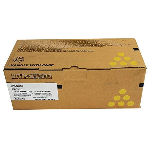 Image of Kyocera Toner Cartridge TK-150 Y - YELLOW - 6.000 Pages High Capacity Genuine Premium Printer Toner - 1T05JKANL0 - 0T5JKANL - for FS-C1020MFP / FS-C1020MFP+