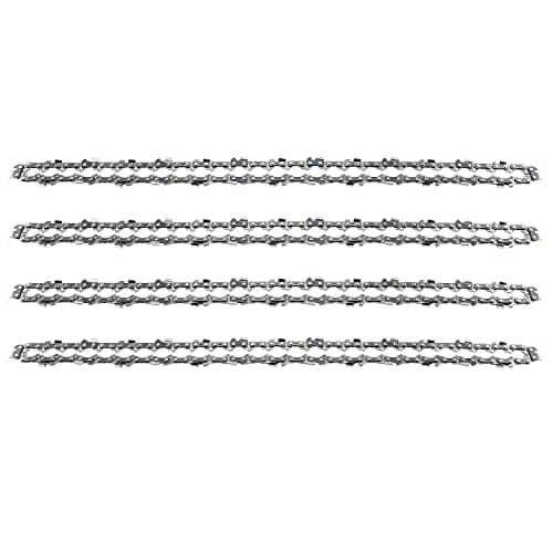 Image of 4-Pack Chainsaw Chain 16 Inch - 3/8" Pitch - 0.050" (1.3mm) Gauge - 56 Drive Links - Low-Kickback Chain, Replacement Saw Chains Fit for Chiansaw 40cm Guide Bar