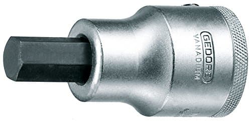 Image of Gedore IN3214 3/4 14.0 x 80 mm 6 Hex Screwdriver Bit Socket - Silver