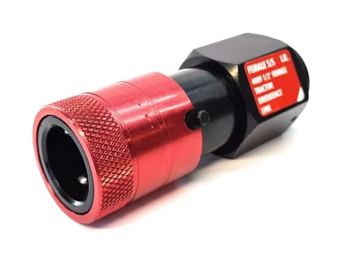Image of Air Brake Coupling Female Red Emergency Line 1/2" BSP to BS AU 138b:2000