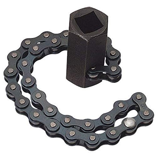 Image of Draper 77592 Oil Filter Wrench (130mm Cap), Black