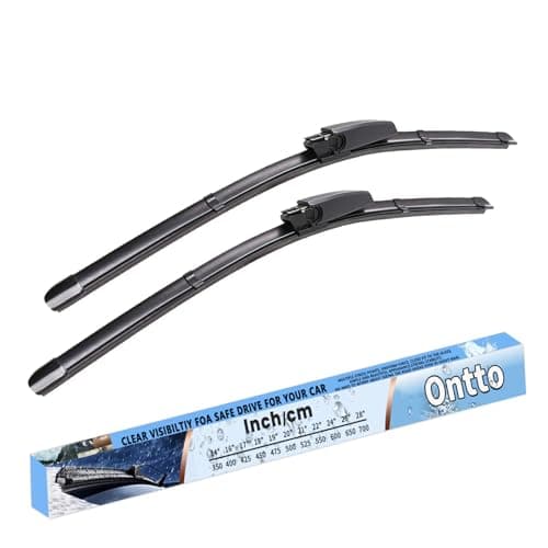 Image of ontto Windshield Wiper Blade fit for Mercedes Benz CLK-Class W209 C209 A209 200 240 270 280 320 350 500 550 55 63 AMG Length 22/22 inch Set of Front Wiper Blades Replacement Right hand drive