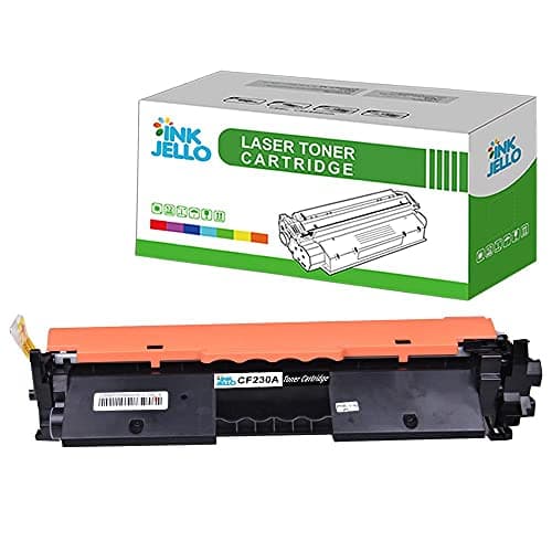 Image of InkJello Compatible Toner Cartridge Replacement for HP LaserJet Pro M203 M203dn M203dw, MFP M227 M227fdn M227fdw M227sdn CF230A with Chip (Black, 1-Pack)