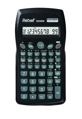 Image of Rebell RE-SC2030 BX Scientific Calculator, Black