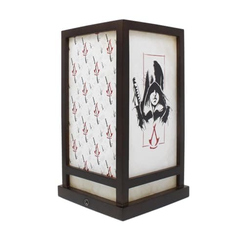 Image of NEAMEDIA THE CHARACTER COMPANY Assassin's Creed Shadows Official Lantern Gaming Decoration for Living Room and Office, Traditional Japanese Aesthetic, Christmas Birthday Gift, Xbox, PS5, PC