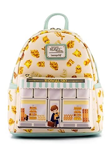 Image of Loungefly Fantastic Beasts Kowolski Bakery Mini Backpack, Multi, One Size, Embroidered