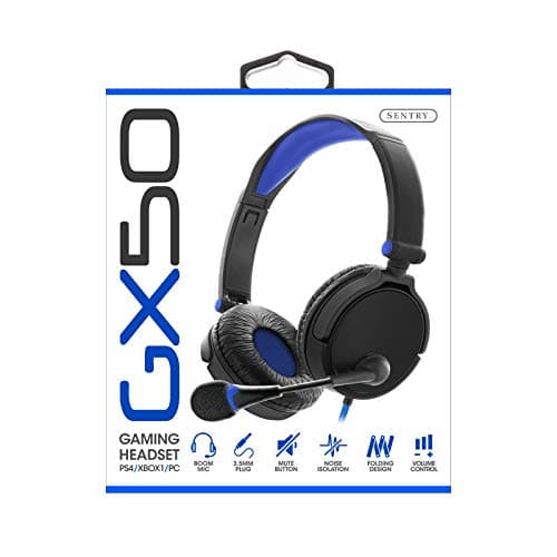 Image of SENTRY Industries GX50 Gaming Headset for PS4 / Xbox/PC - Color May Vary (Red, Green, Blue)