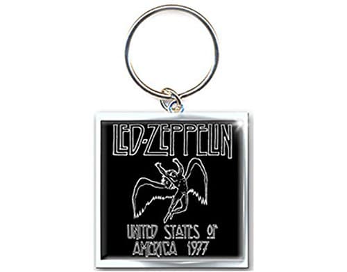 Image of Led Zeppelin - USA Tour 1977 - Metal Key Chain / Keyring