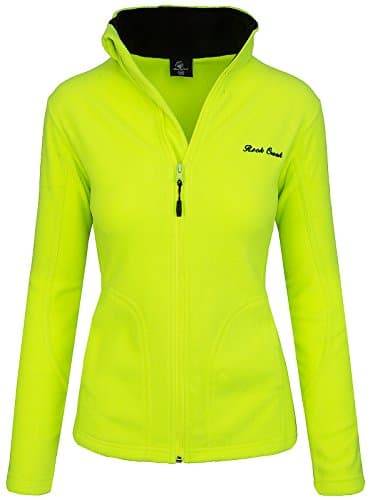 Image of Rock Creek D-389 Women's Fleece Jacket Transition Jacket Sweat Jacket S-XXL, neon yellow, M