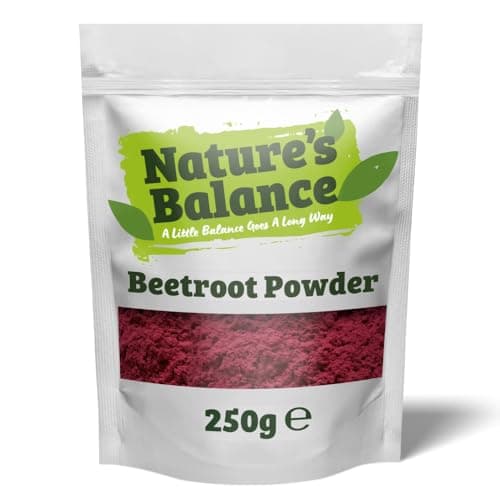 Image of Nature's Balance Beetroot Powder 250g Sweet & Earthy Dried Ground Beetroot is Pure and Free from Preservatives, an Ideal Natural Food Colour and Flavouring