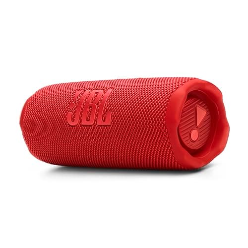 Image of JBL Flip 7, Wireless Portable Bluetooth Speaker, 16 Hours of Playtime, IP68 Waterproof, Dustproof and Drop-Proof, JBL Pro Sound with AI Boost, Auracast Multi-Speaker Connection, Red