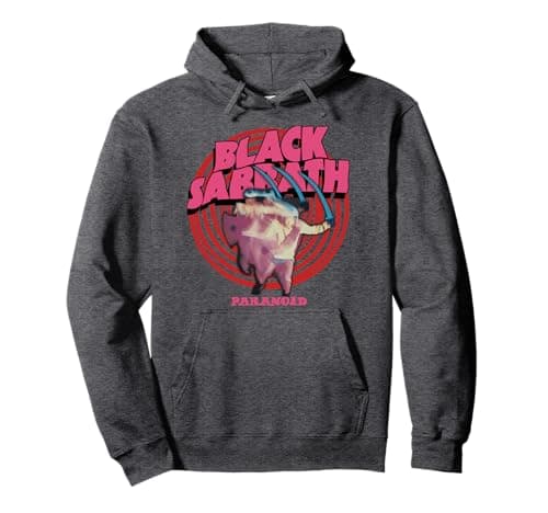 Image of Black Sabbath Paranoid Classic Rock Album Music Art Print Pullover Hoodie