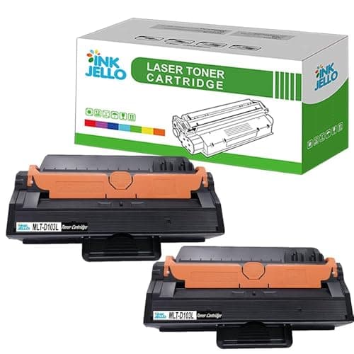 Image of InkJello Compatible Toner Cartridge Replacement for Samsung ML-2950ND ML-2955DW ML-2955ND SCX-4726FN SCX-4728FD SCX-4729FD SCX-4729FW MLT-D103L (Black,2-Pack)