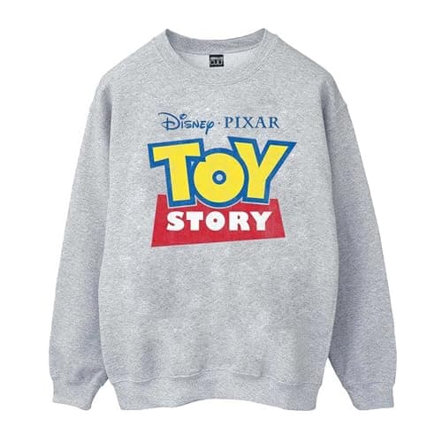 Image of Disney Girls Toy Story Logo Sweatshirt 7-8 Years Sport Grey