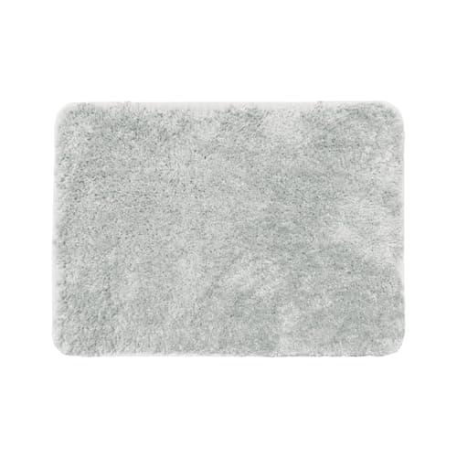 Image of Allure Bling Shower Mat Non Slip Bath Mat 40 x 60cm – Super Soft, Deep Pile Microfibre Small Bathroom Mat with Sparkle Threads (Grey)