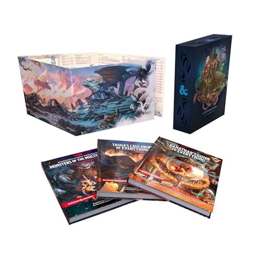 Image of Dungeons & Dragons Rules Expansion Gift Set (D&D Books)- Tasha's Cauldron of Everything + Xanathar's Guide to Everything + Monsters of the Multiverse + DM Screen: 1