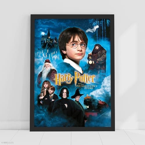 Image of Themed Harry Potter Print - Harry Potter and The Philosopher's Stone Movie Poster (29.7cm x 42cm - A3)