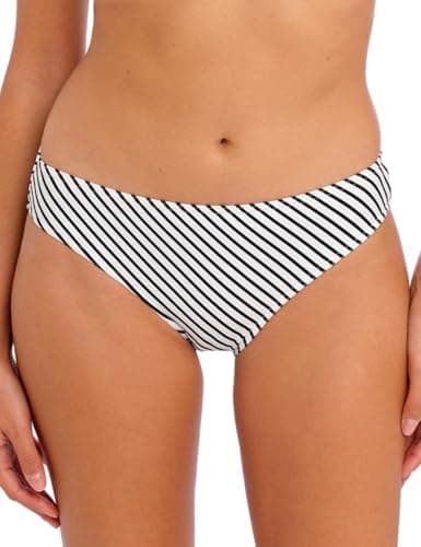 Image of Freya Women's Jewel Cove Bikini Brief, Stripe Black, Medium