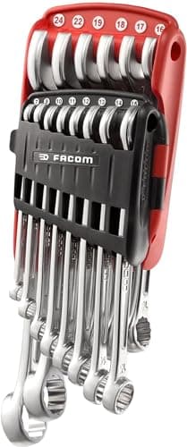 Image of Facom 440.JP14 440 Series Metric Combination Wrench Set, 14 Pieces