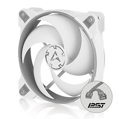 Image of ARCTIC BioniX P120 - PC Fan, 120mm Gaming Case Fan with PWM Sharing Technology (PST), Pressure-optimised, quiet motor, Computer, Fan Speed: 200-2100 rpm - Grey, white