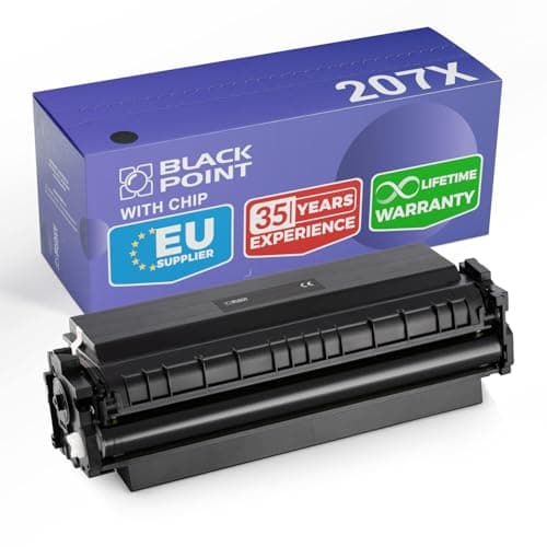 Image of BLACK POINT [With Chip Toner Compatible with HP 207X HP 207A W2210X W2210A black for HP Color Laserjet Pro MFP M283fdw HP Color Laserjet Pro MFP M282nw MFP M283fdn HP LaserJet Pro MFP M255dw m255nw