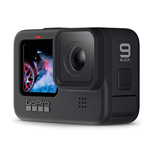 Image of GoPro HERO9 - Waterproof Sports Camera with Front LCD Screen and Rear Touch Screen, 5K Ultra HD Video, 20MP Photos, 1080p Live Streaming, Webcam, Stabilization, Black